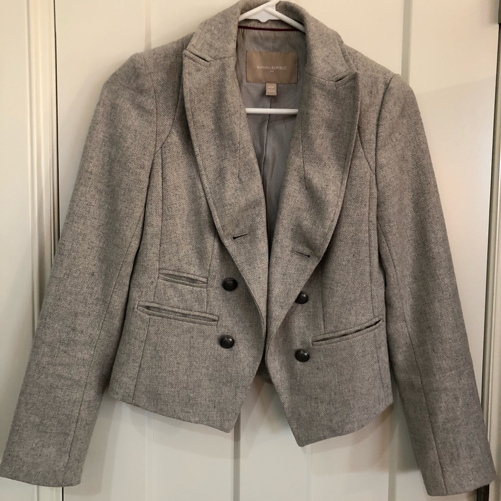 Banana Republic Military Wool Jacket Blazer